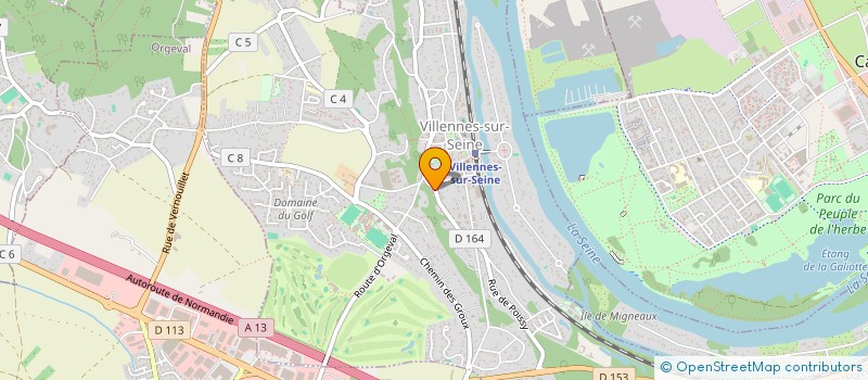 localisation de l'entreprise GALLIENI  VILLENNES-SUR-SEINE