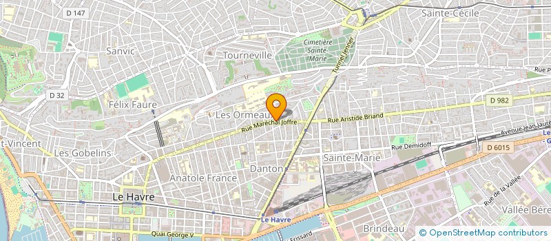 localisation de l'entreprise GALLIER à LE HAVRE