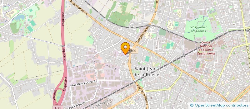 localisation de l'entreprise GALLIER à SAINT-JEAN-DE-LA-RUELLE