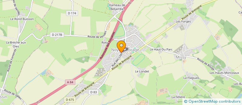 localisation de l'entreprise GALLIER JEROME à ESQUAY-NOTRE-DAME