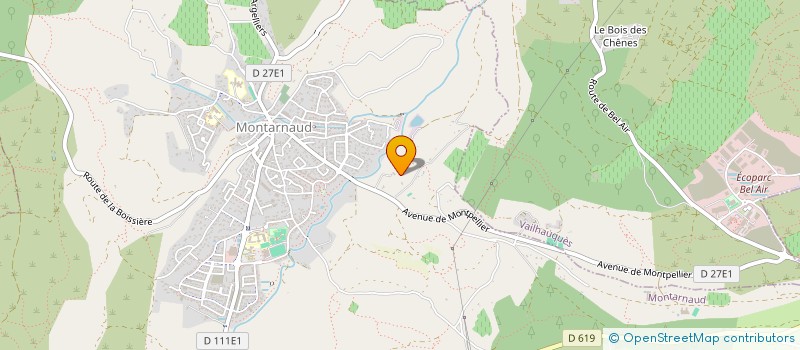 localisation de l'entreprise GALLIERE  VAILHAUQUES