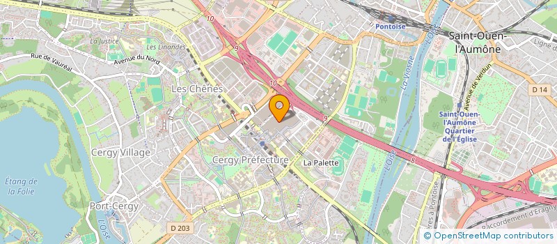 localisation de l'entreprise GALLIMEDIA à CERGY