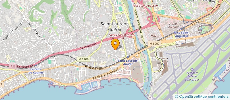 localisation de l'entreprise GALLIMMO à SAINT-LAURENT-DU-VAR