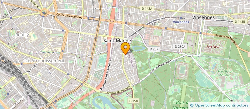 localisation de l'entreprise GALLINA EXPRESS  SAINT-MANDE