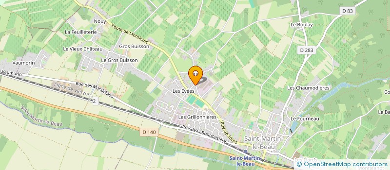 localisation de l'entreprise GALLIOT ALEXANDRE  SAINT-MARTIN-LE-BEAU