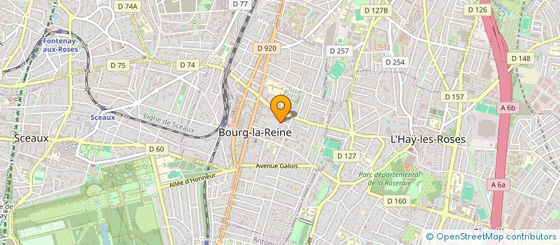 localisation de l'entreprise GALLIOTE à BOURG-LA-REINE