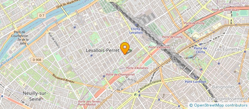 localisation de l'entreprise GALLISSOT LOIC à LEVALLOIS-PERRET