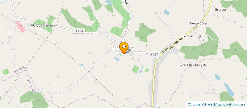 localisation de l'entreprise GALLIUM CONSEIL  ESCASSEFORT