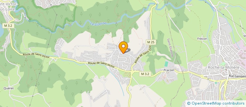 localisation de l'entreprise GALLO  SAINT-ETIENNE