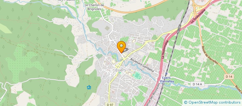 localisation de l'entreprise GALLO EXPERTISE TRAVAUX  CUERS