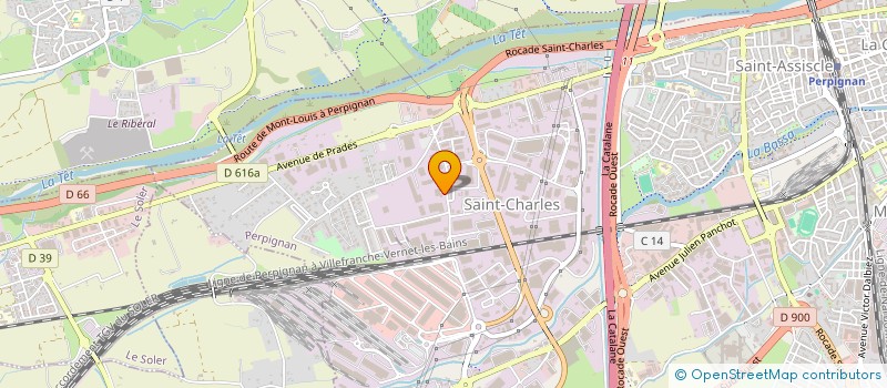 localisation de l'entreprise GALLO FRANCE  PERPIGNAN