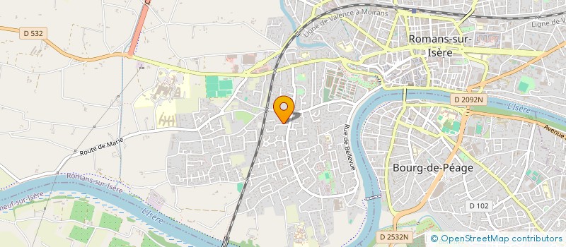 localisation de l'entreprise GALLO.S CONSTRUCTION  ROMANS-SUR-ISERE