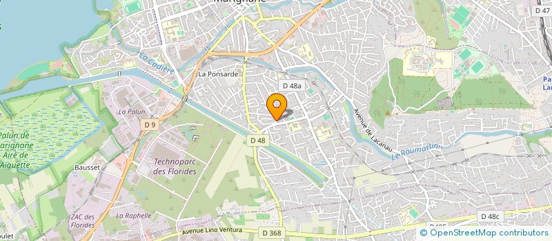 localisation de l'entreprise GALLOGEE  MARIGNANE