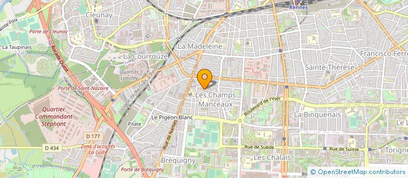 localisation de l'entreprise GALLON  RENNES