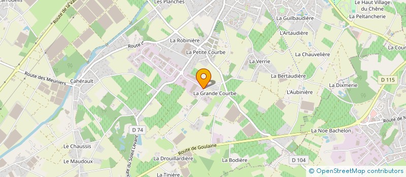 localisation de l'entreprise GALLON GUILLAUME SARL à SAINT-JULIEN-DE-CONCELLES