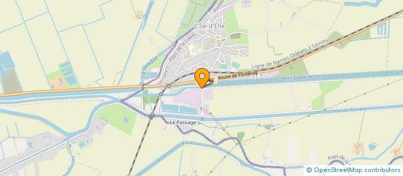 localisation de l'entreprise GALLOT GUERRAULT  L'ILE-D'ELLE