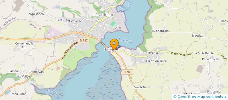 localisation de l'entreprise GALLOU  PAIMPOL