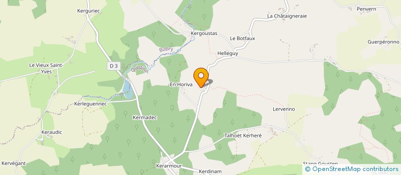 localisation de l'entreprise GALLOUD SONORISATION  QUISTINIC