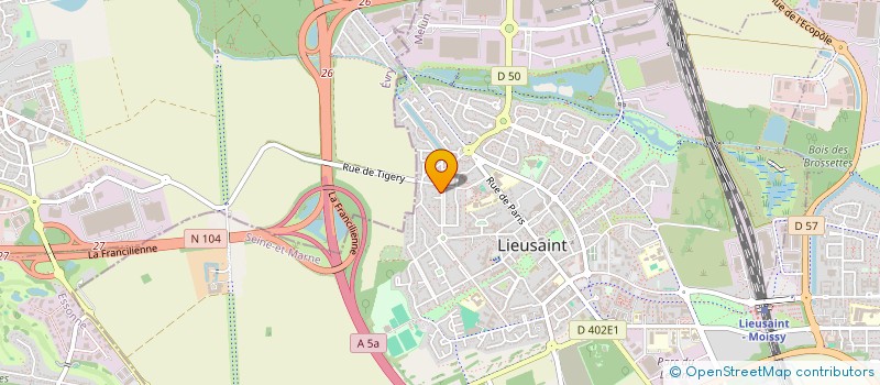 localisation de l'entreprise GALLOUDEC/QUENUM  RUBELLES