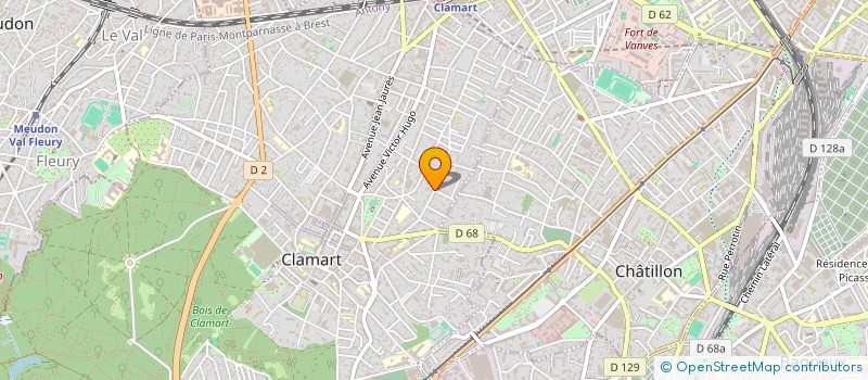 localisation de l'entreprise GALLOZZI ENTREPRISE à CLAMART