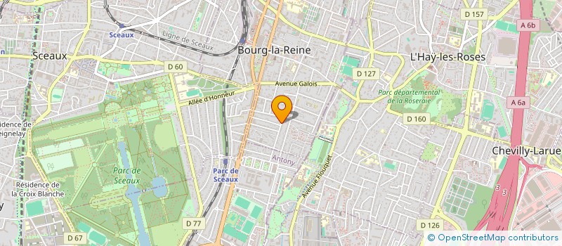 localisation de l'entreprise GALLUS à BOURG-LA-REINE