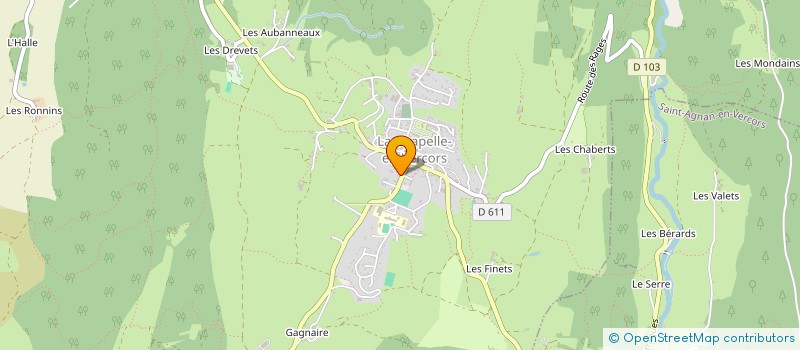 localisation de l'entreprise GALLY  ARVERT