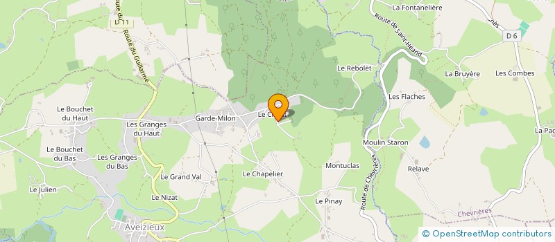 localisation de l'entreprise GALM à AVEIZIEUX