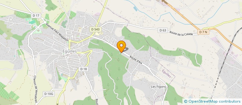 localisation de l'entreprise GALMAR DIFFUSION  EGUILLES