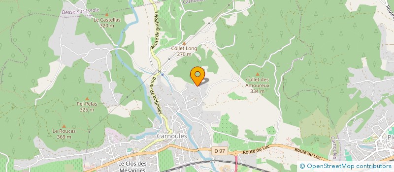 localisation de l'entreprise GALMARD  MONTAUROUX