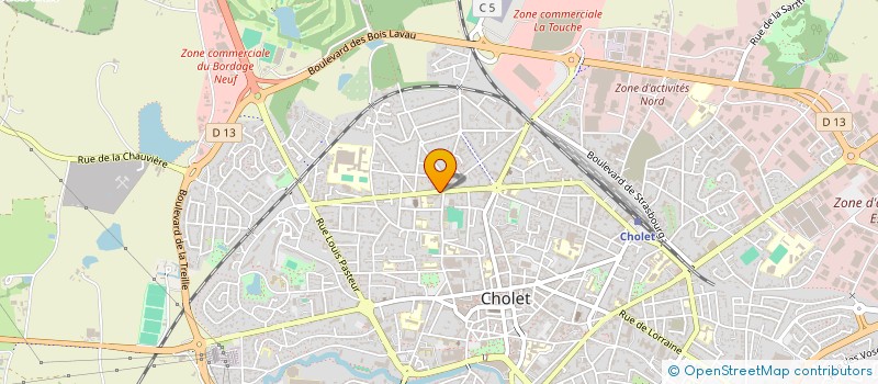 localisation de l'entreprise GALMART  CHOLET