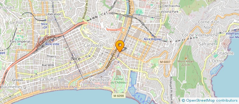 localisation de l'entreprise GALMM à NICE