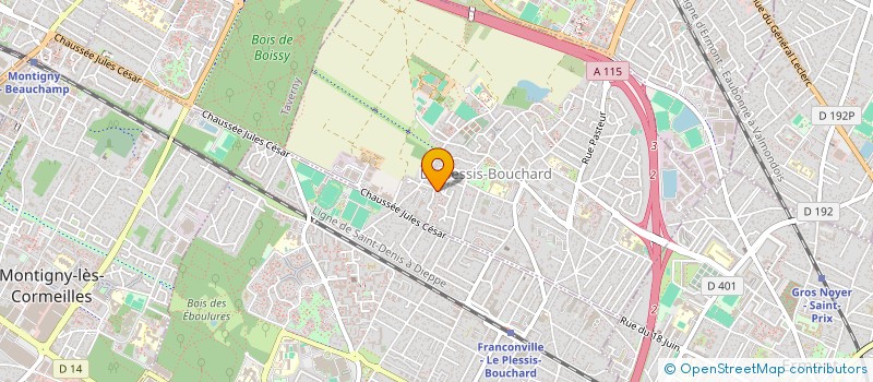localisation de l'entreprise GALO-BTP à LE PLESSIS-BOUCHARD