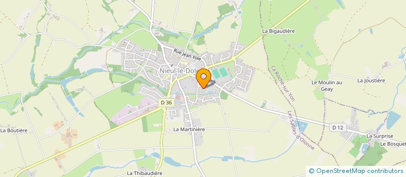 localisation de l'entreprise GALOAD à NIEUL-LE-DOLENT