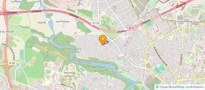 localisation de l'entreprise GALOCA à AVRILLE