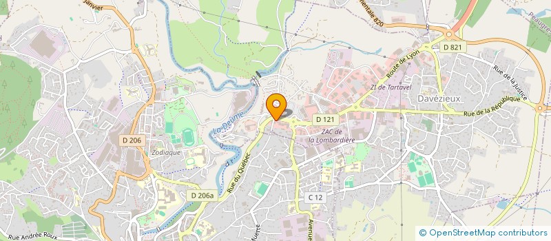 localisation de l'entreprise GALOCH  DAVEZIEUX