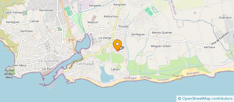 localisation de l'entreprise GALOCHE TREFFIAGAT GUILVINEC  TREFFIAGAT