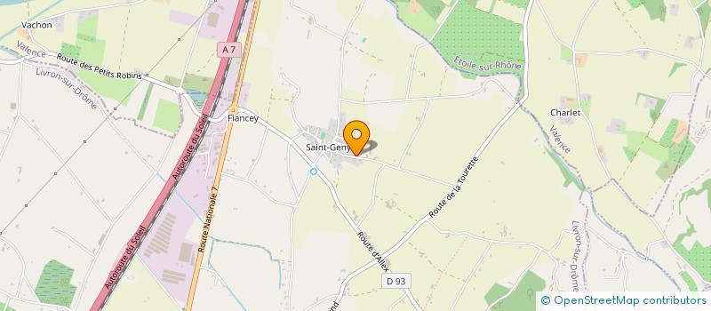 localisation de l'entreprise GALOE  LIVRON-SUR-DROME