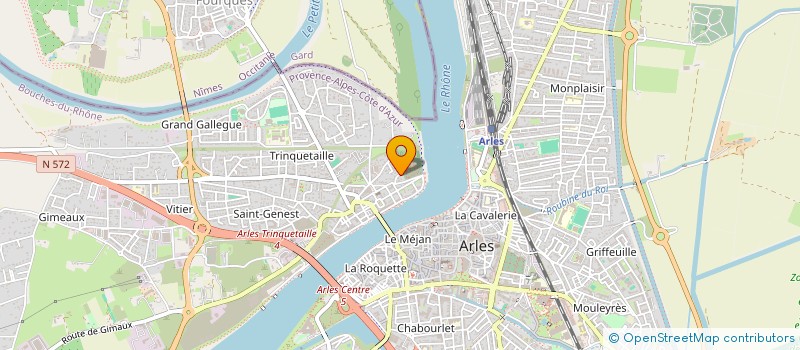 localisation de l'entreprise GALOFI à ARLES