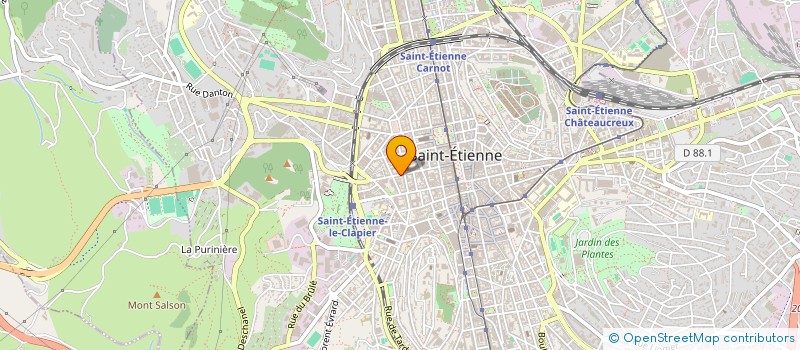 localisation de l'entreprise GALOIRE à SAINT-ETIENNE