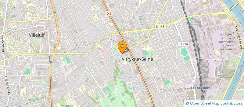 localisation de l'entreprise GALOIS FORMATION à VITRY-SUR-SEINE