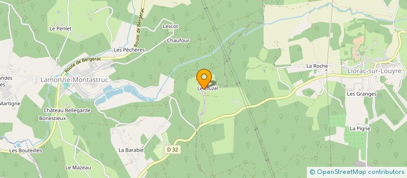 localisation de l'entreprise GALOMA SOCIETE EN LIQUIDATION  LIORAC-SUR-LOUYRE