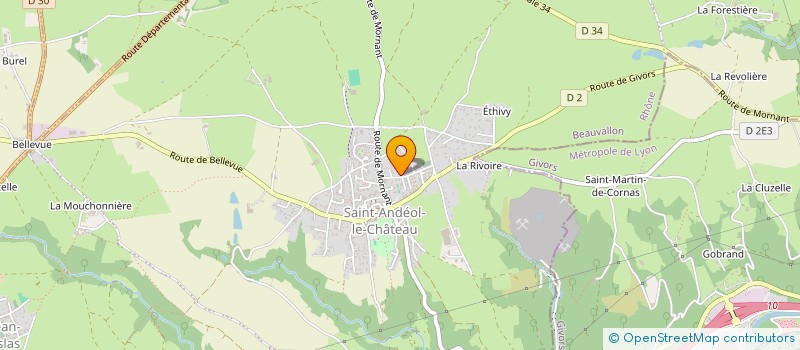localisation de l'entreprise GALON ELECTRO MENAGER à BEAUVALLON