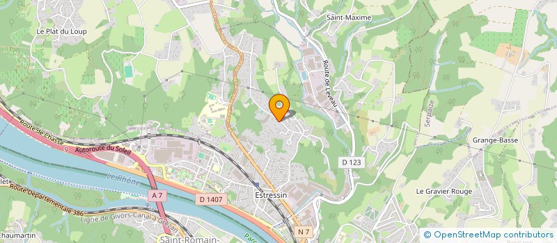 localisation de l'entreprise GALONA à VIENNE