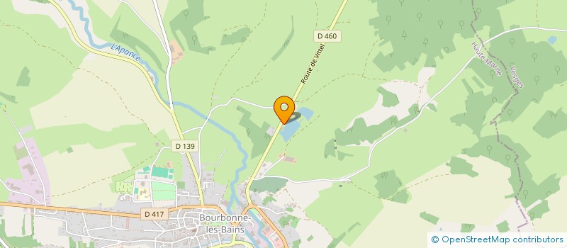 localisation de l'entreprise GALONADE à BOURBONNE-LES-BAINS