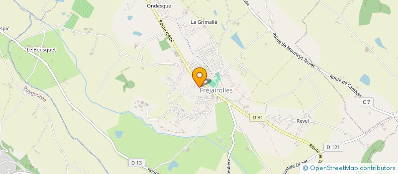 localisation de l'entreprise GALONNIER  FREJAIROLLES