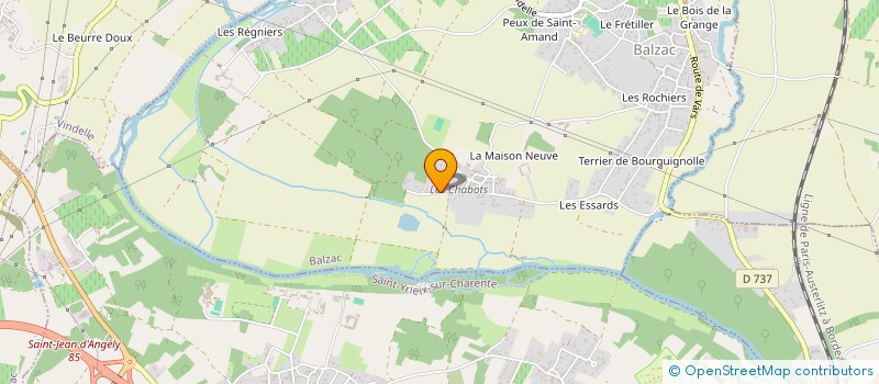 localisation de l'entreprise GALOP 16 à CHAMPNIERS