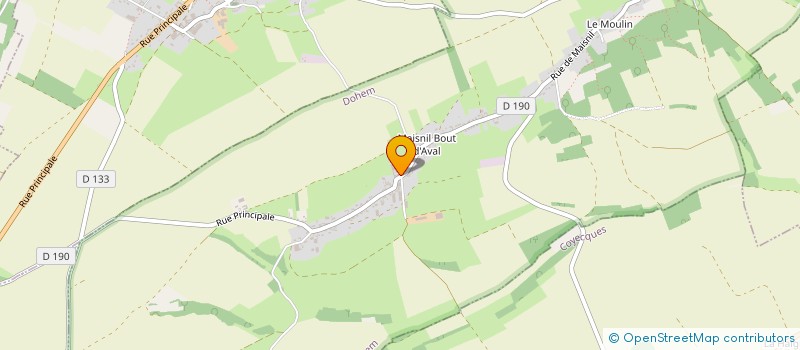 localisation de l'entreprise GALOP  ACQUIN-WESTBECOURT