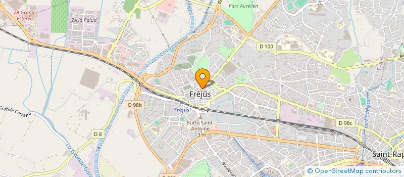 localisation de l'entreprise GALOP FORMATION à FREJUS