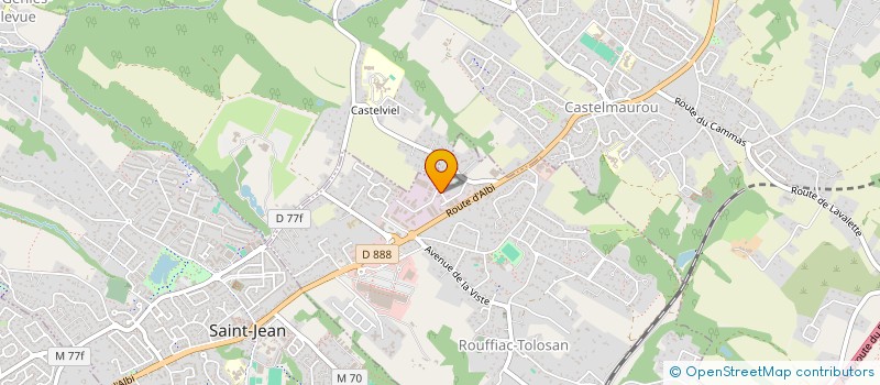 localisation de l'entreprise GALOP MOTOS  ROUFFIAC-TOLOSAN