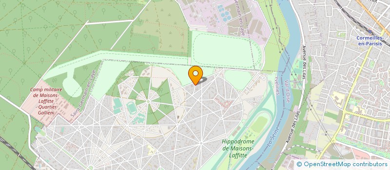 localisation de l'entreprise GALOP SPORT FRANCE  MAISONS-LAFFITTE